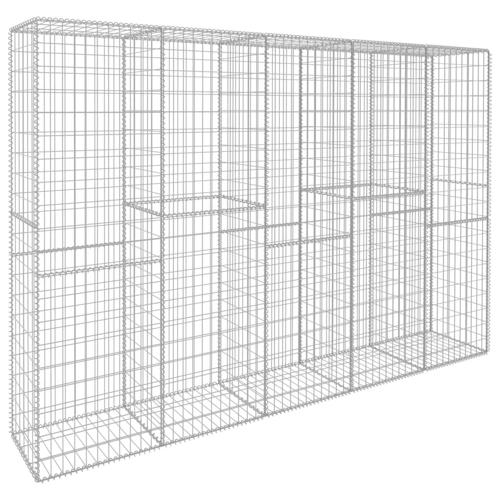 Mur en gabion acier galvanisé 300 x 50 x 200 cm - PANGIVO - Image 2