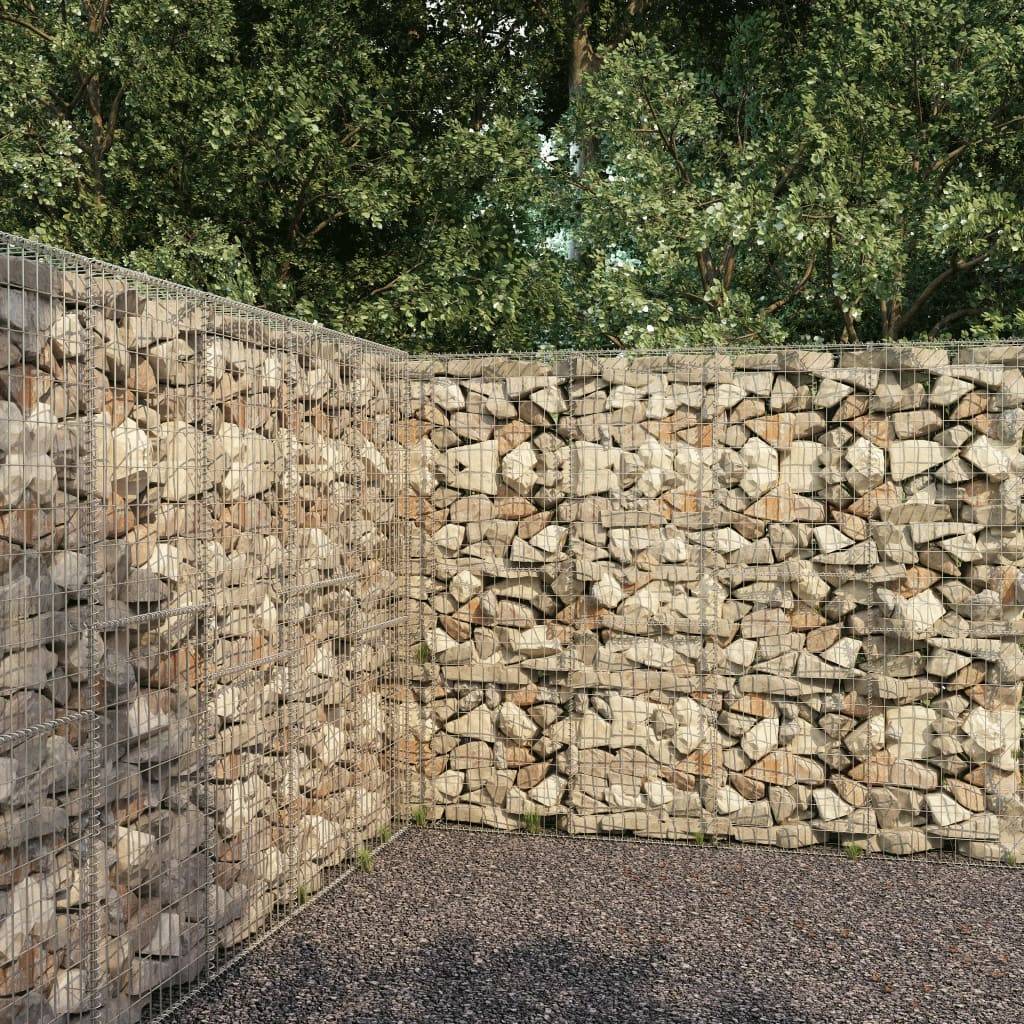 Mur en gabion acier galvanisé 300 x 50 x 200 cm - PANGIVO - Image 1