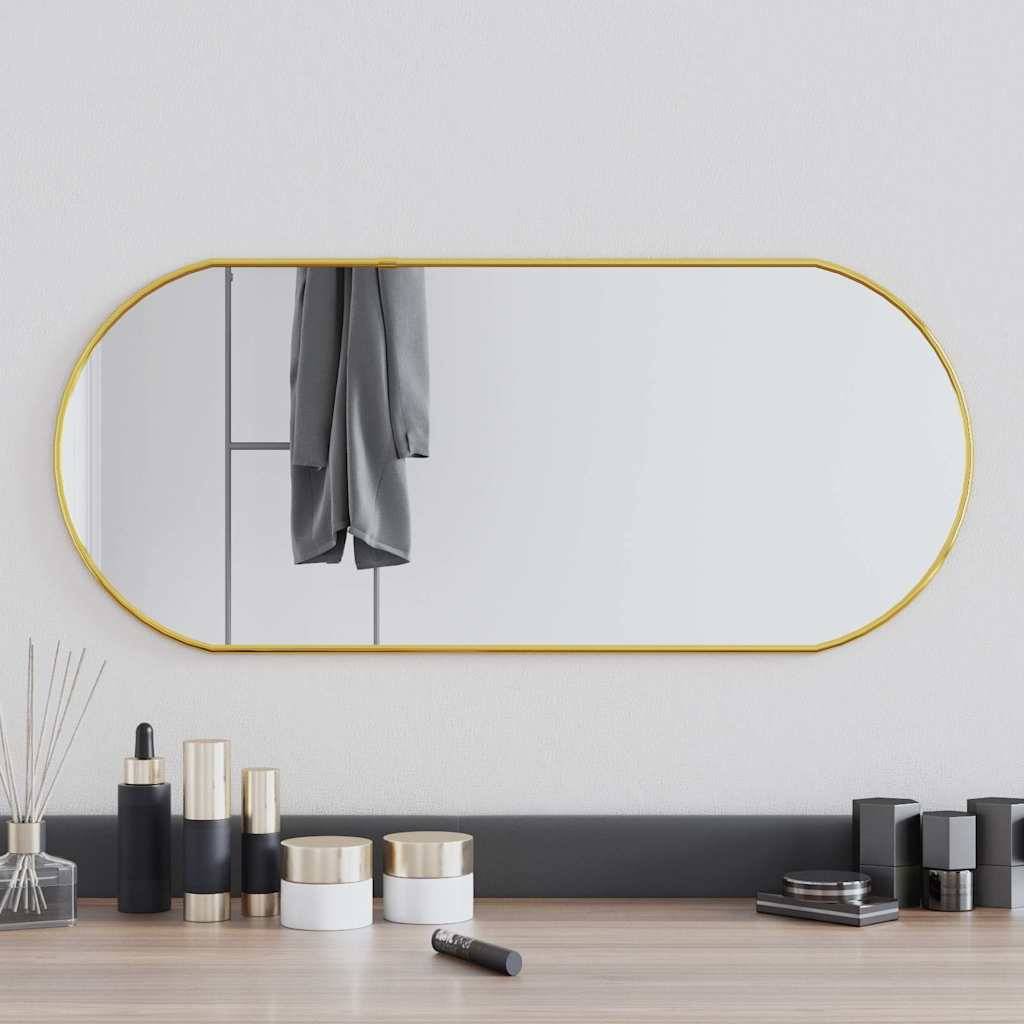 Maison Chic - Miroir mural - Miroir décoratif Doré 70x30 cm Ovale - Image 2