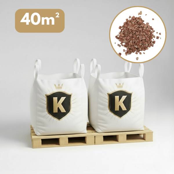 Gravier rose 8/14 mm – Pack 2 Big Bag +/- 1,5T – 40 m² - Image 1