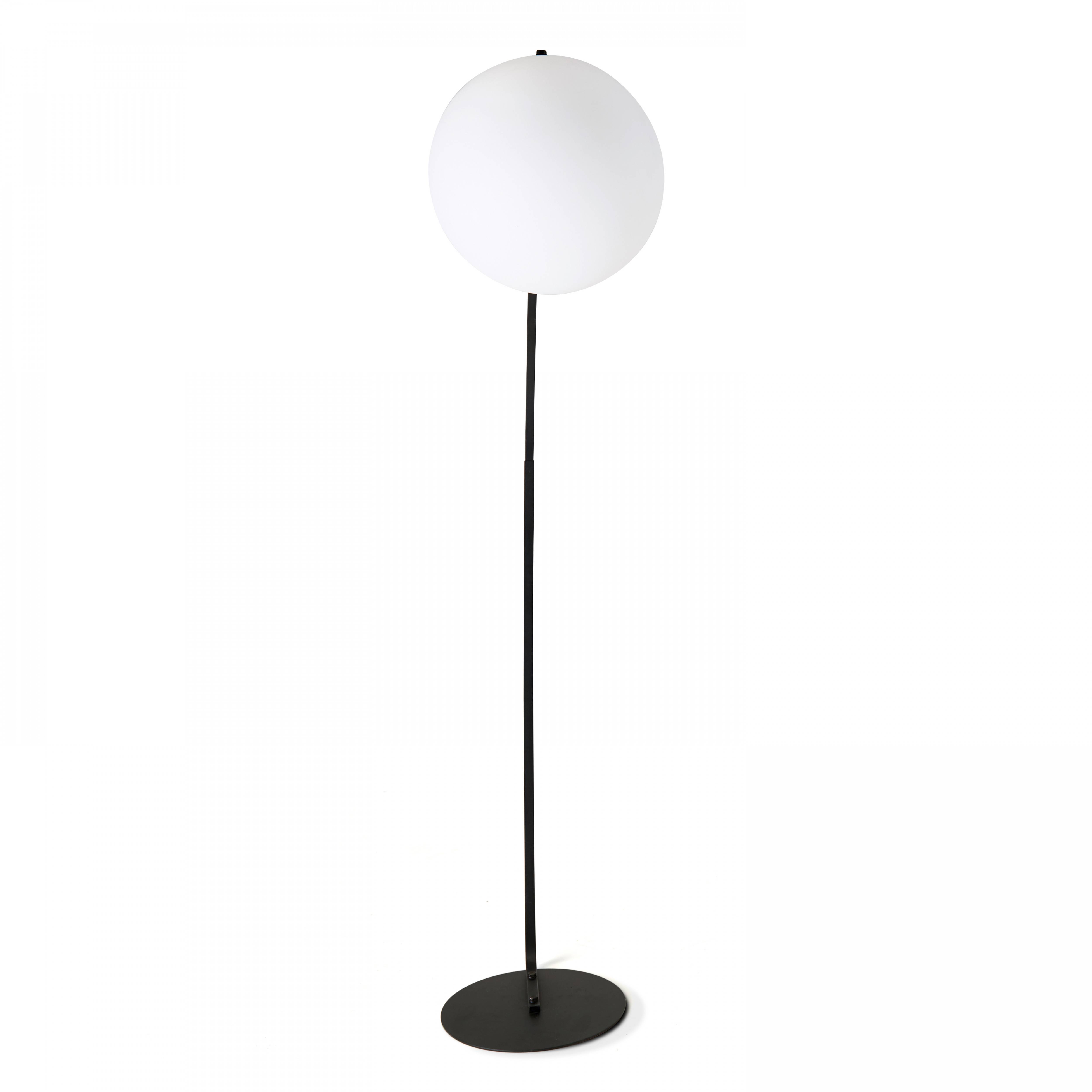 Oviala - Lampadaire arche polyéthylène noir Blow - Oviala - Imagen 3