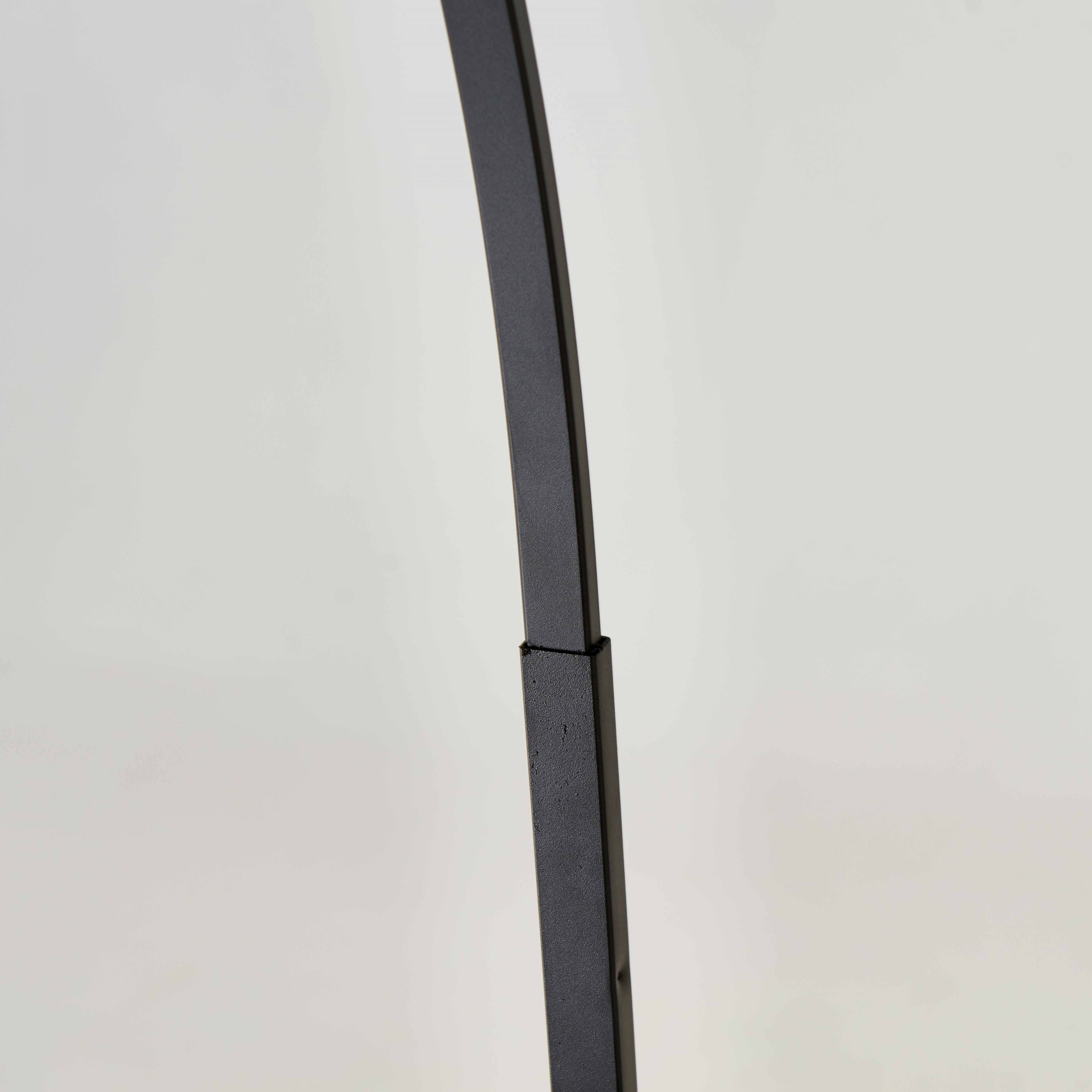 Oviala - Lampadaire arche polyéthylène noir Blow - Oviala - Imagen 4
