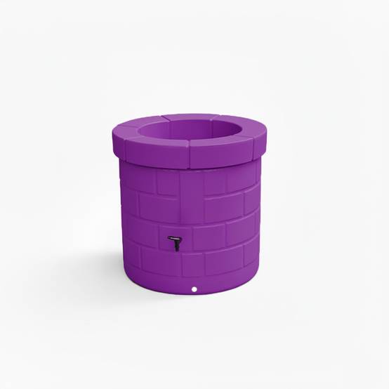 Récupérateur d'eau de pluie 340l + kit complet - plast'up rotomoulage - Image 1