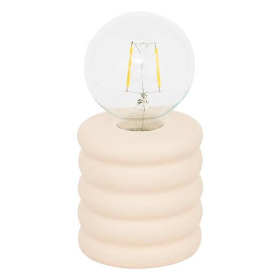 Lampe à Poser LED en Dolomite "Perry" 19cm Beige - Image 1