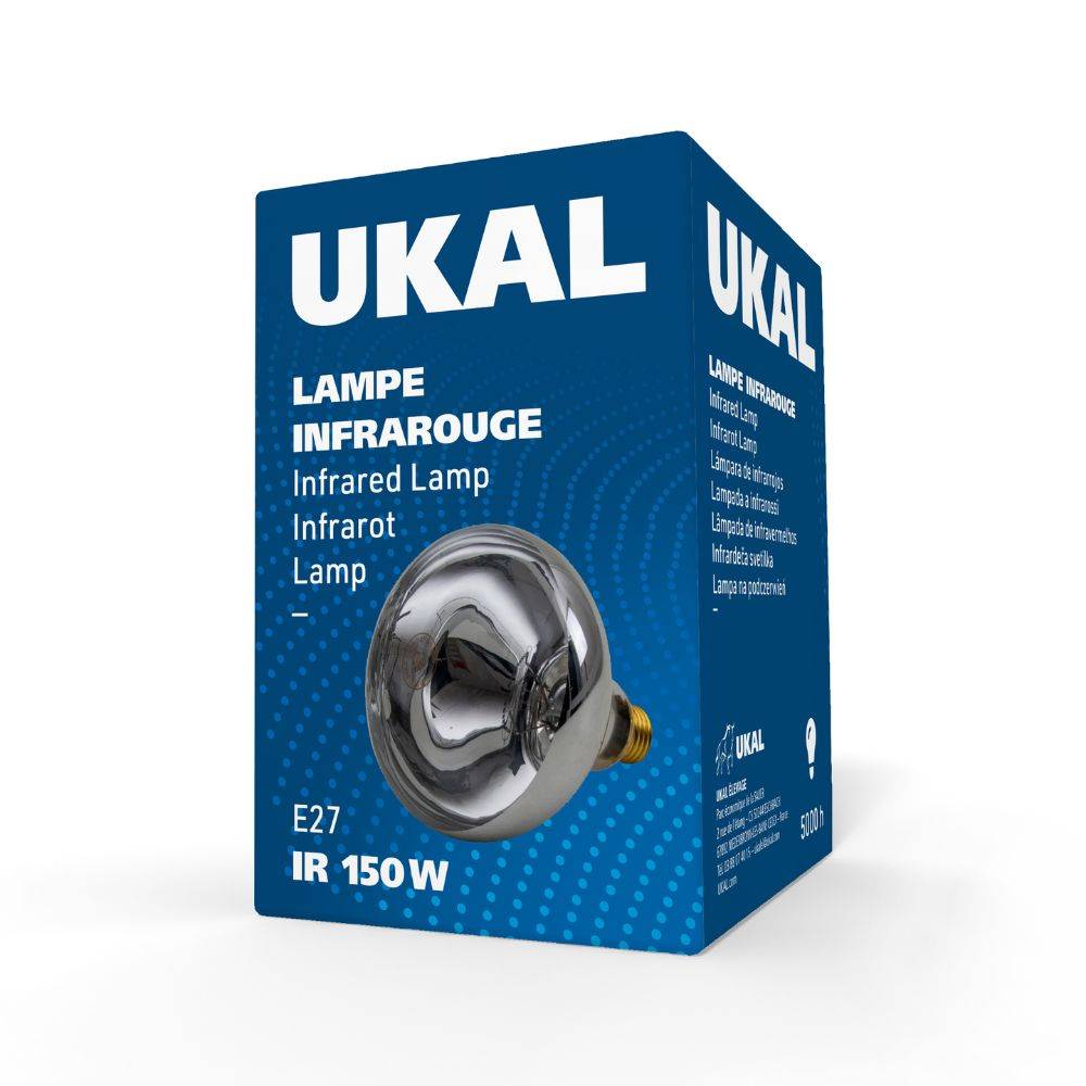 Ukal - Ampoule infrarouge 150 W claire UKAL - Image 5