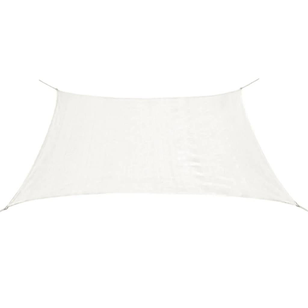 Helloshop26 - Voile toile d'ombrage parasol PEHD rectangulaire 2 x 4 m blanc - Imagen 1