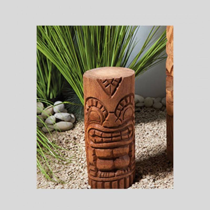 Statue Tiki Aro 100 cm - Brun 100 cm - Jardinex - Image 2