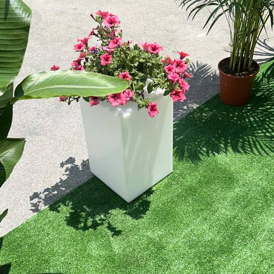 Tabouret Solaire Rechargeable Blanc Stool De Parking Lumineux - Image 7