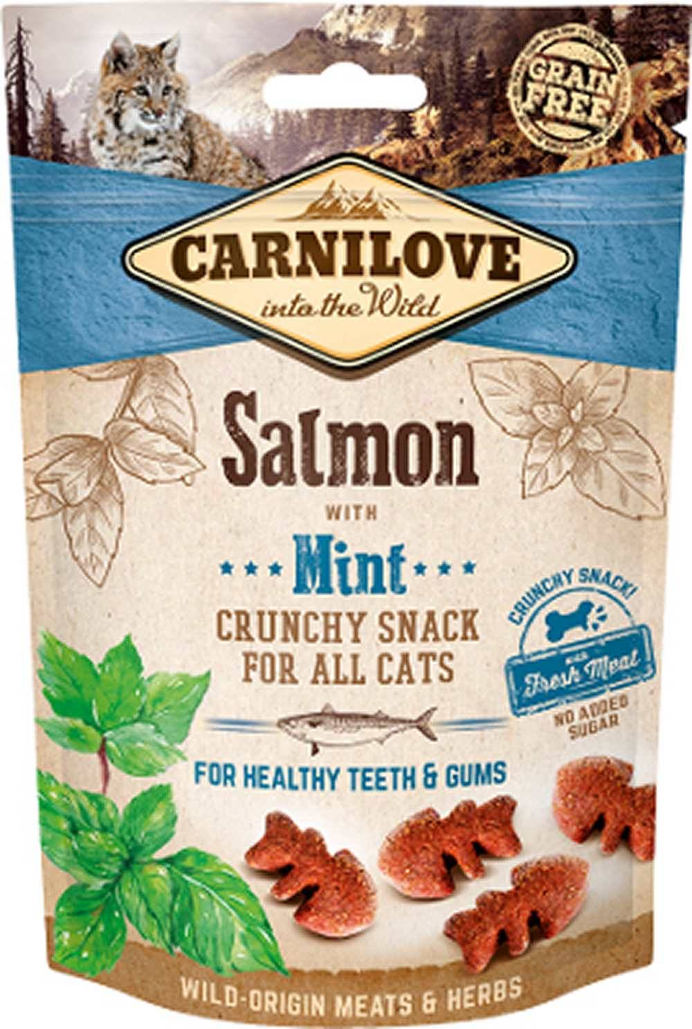 Carnilove - Carnilove - Friandises Sans Céréales Crunchy Saumon & Menthe pour Chat - Imagen 1
