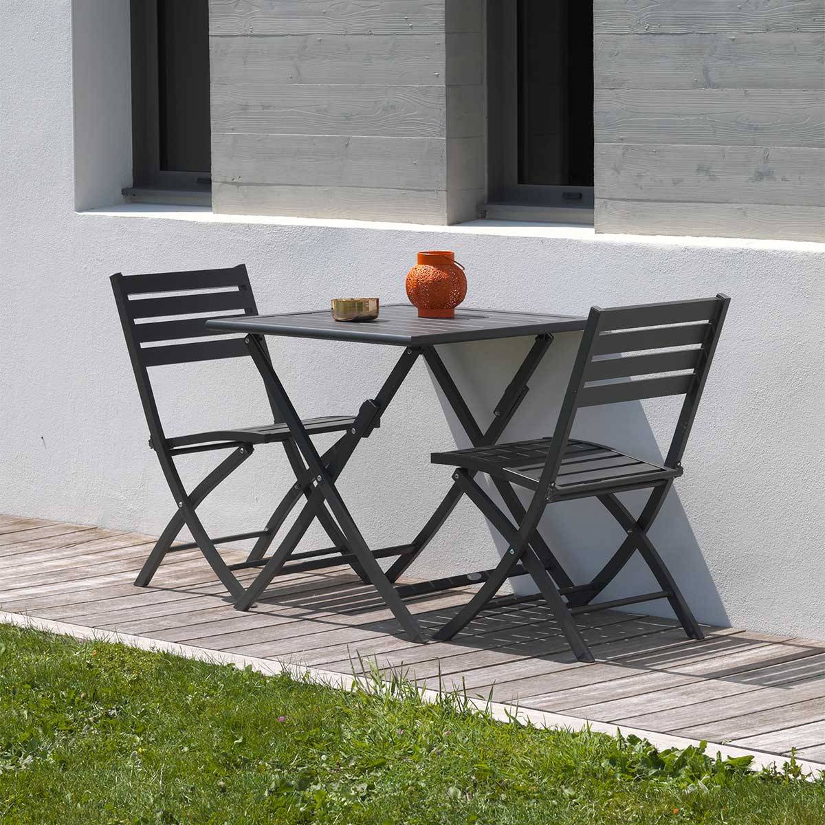 Chaise Pliante Marius Alu Légèreté Et Robustesse Pour Extérieur - Dcb Groupe - Decochine - Image 5
