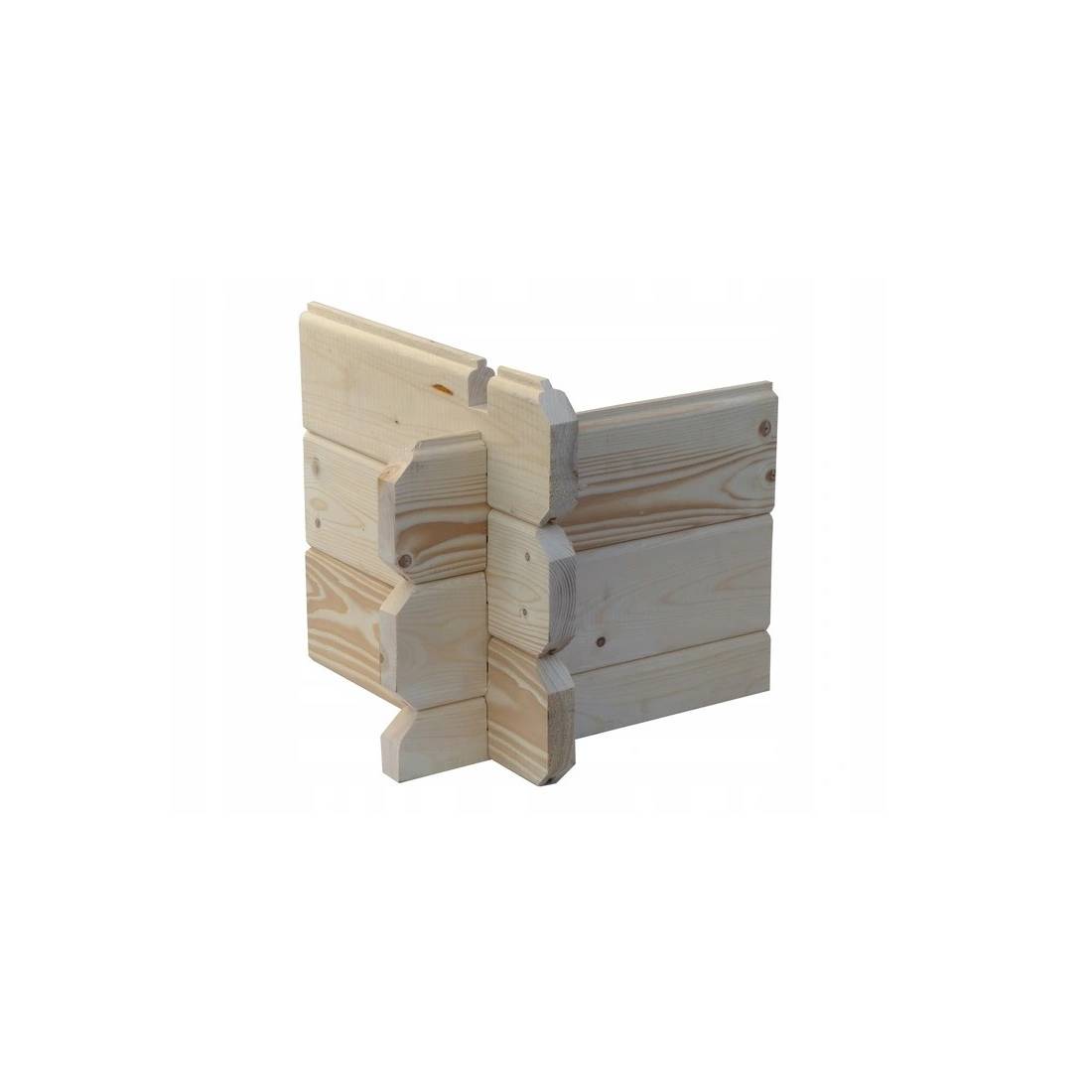 Altanka - Abri de jardin en bois - 12m2 - 3x4m - Ep. 28mm - Couleur: naturel - DOM661 - ALTANKA - Imagen 5