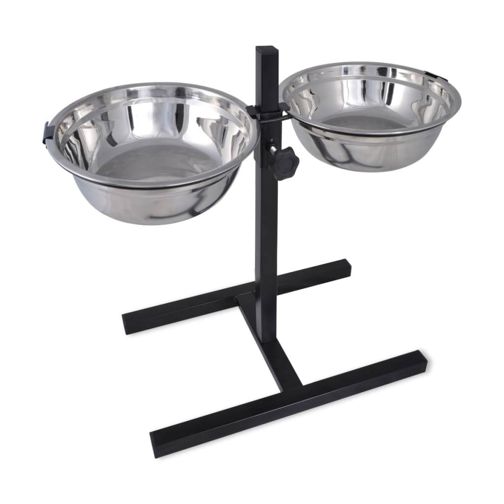 Vidaxl - Support réglable avec 2 bols de 41 L pour chien vidaXL 170093 - Image 1