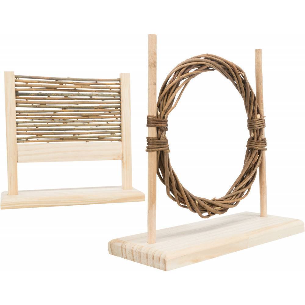 Trixie - Set d'agilité pour lapins nains, taille 28 x 26 x 12 cm - Imagen 1