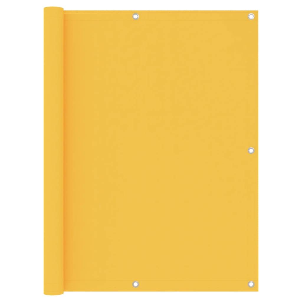 Helloshop26 - Écran de balcon brise pare vue protection confidentialité 120 x 300 cm tissu oxford jaune - Imagen 1