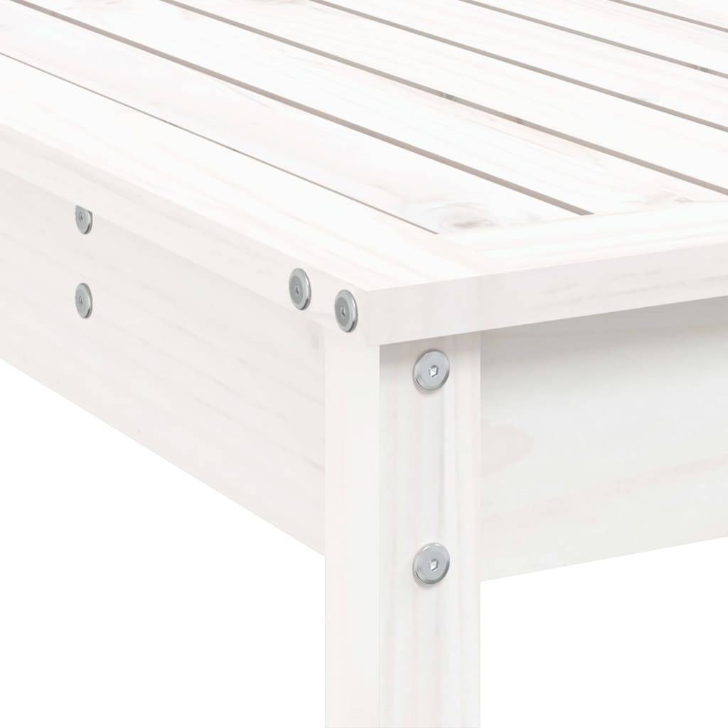 Vidaxl - Ensemble de bar de jardin 5 pcs-Salons de jardin blanc bois massif de pin - Image 7