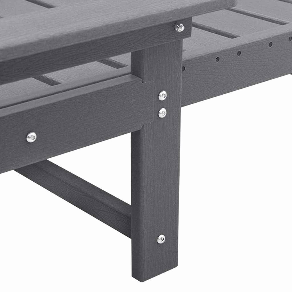 PANGIVO - Transat Gris clair HDPE 195,5 x 53 x 98,5 cm - PANGIVO - Image 7