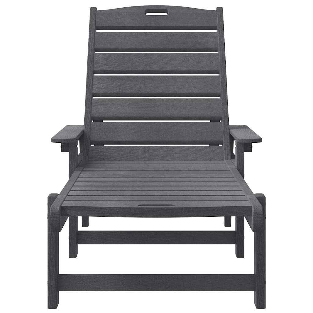 PANGIVO - Transat Gris clair HDPE 195,5 x 53 x 98,5 cm - PANGIVO - Image 4