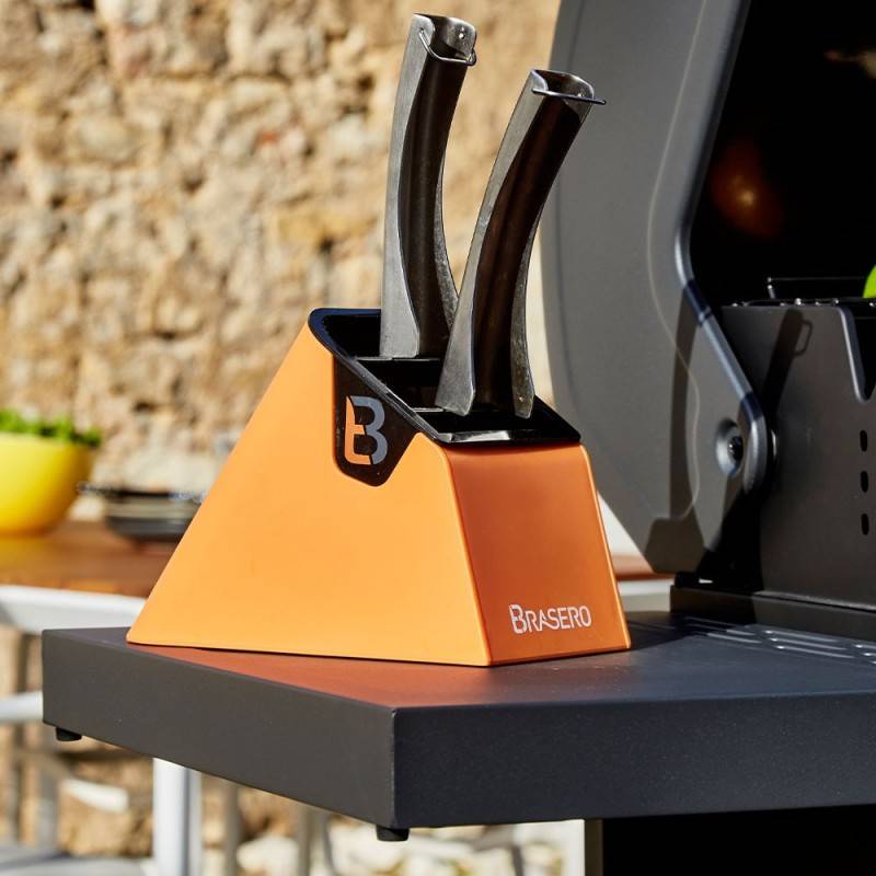 Barbecue gaz Spring II – BRASERO BY FAVEX – 4 brûleurs 12,6 kW - Surface de cuisson mixte -Grille & plancha fonte - EASY CLEAN - Image 8