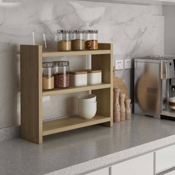 Hanah Home - Etagère de rangement en aggloméré Cosmic Hanah Home - Image 6