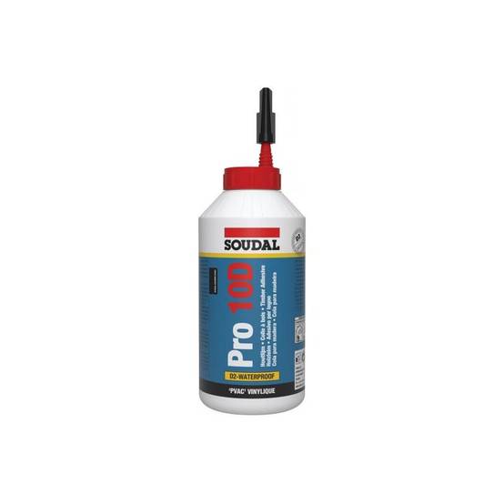 PRO 10D - Colle à bois blanche - Soudal - 750 g