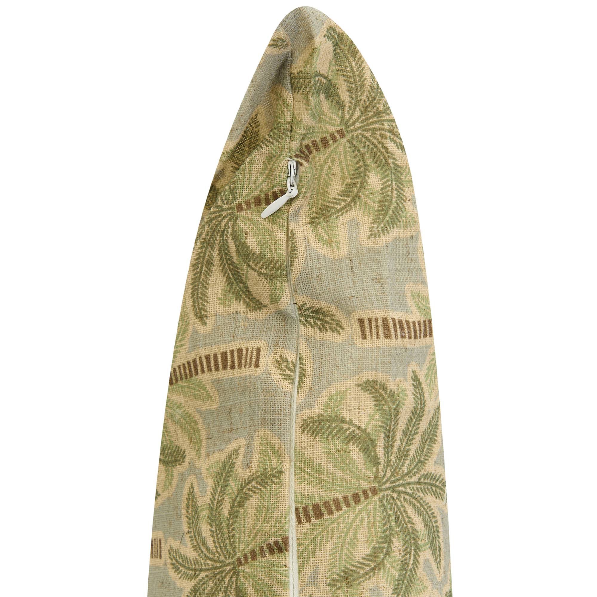 Beliani - Coussin d'extérieur Polyester Beige/vert CALIA - 45x45x10- Beliani - Image 6