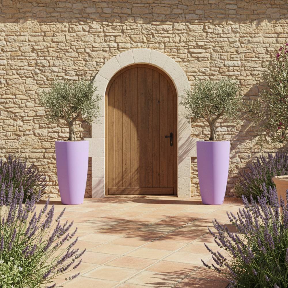 Pot de fleurs conique 200l delight - plast'up rotomoulage - Image 3