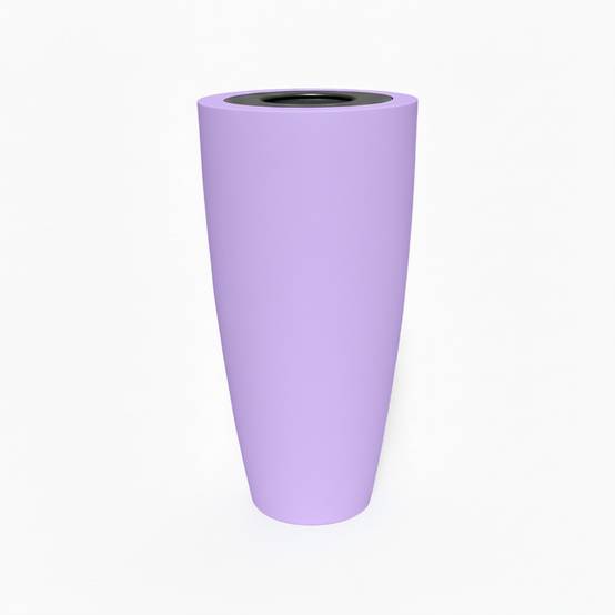 Pot de fleurs conique 200l delight - plast'up rotomoulage - Image 1