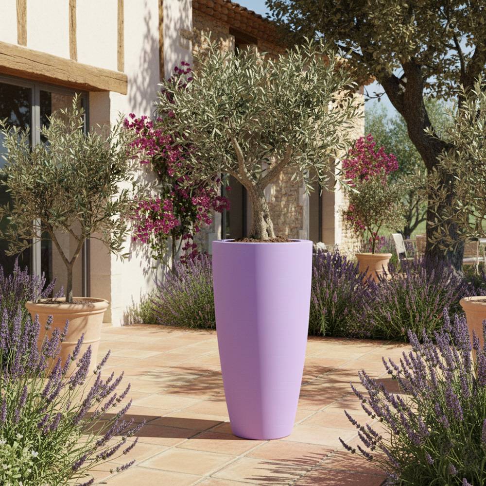 Pot de fleurs conique 200l delight - plast'up rotomoulage - Image 2