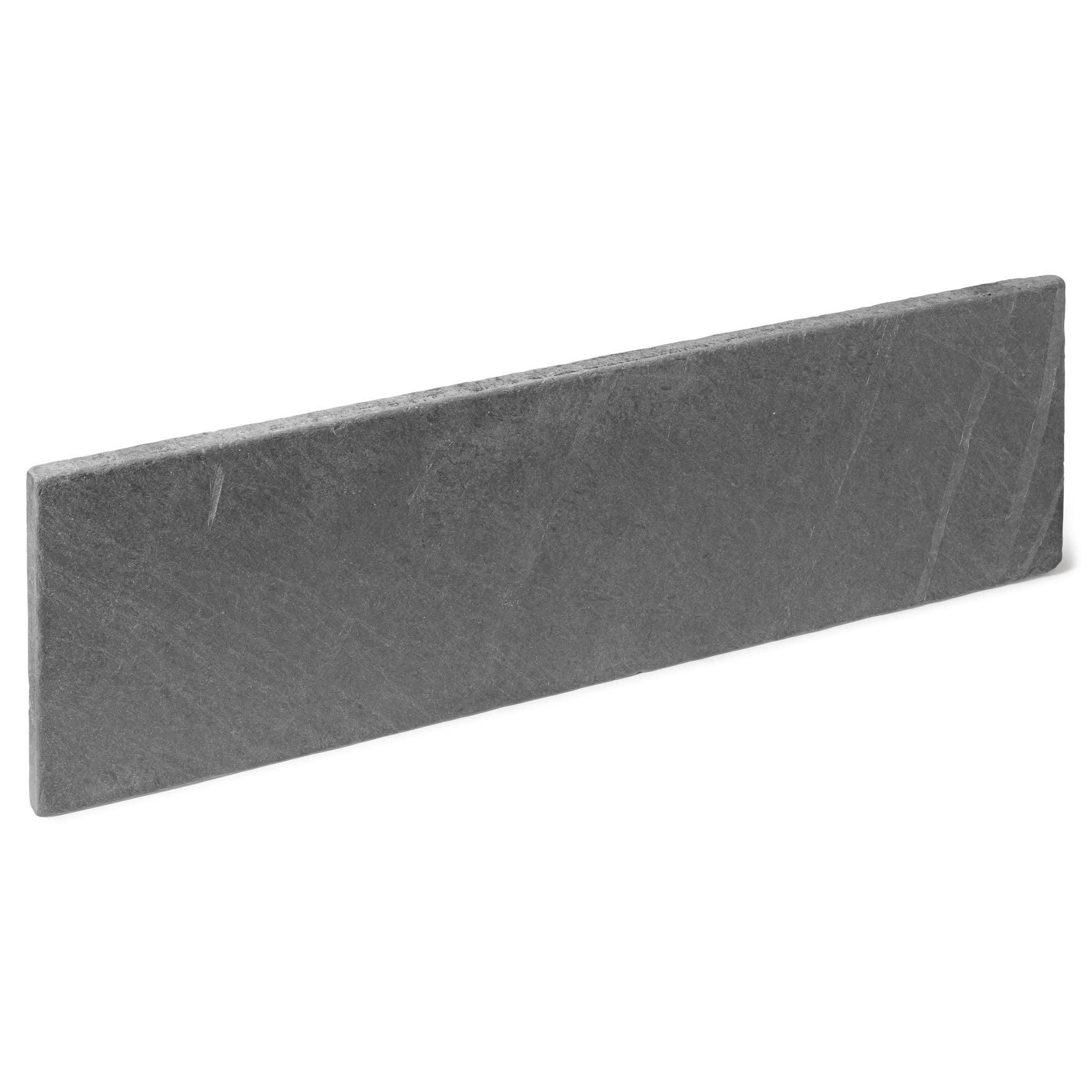 Bordure de jardin Ardoise Noire Vieillie 100x30x3 cm (à l'unité) - RO'MA NATURE - Image 2