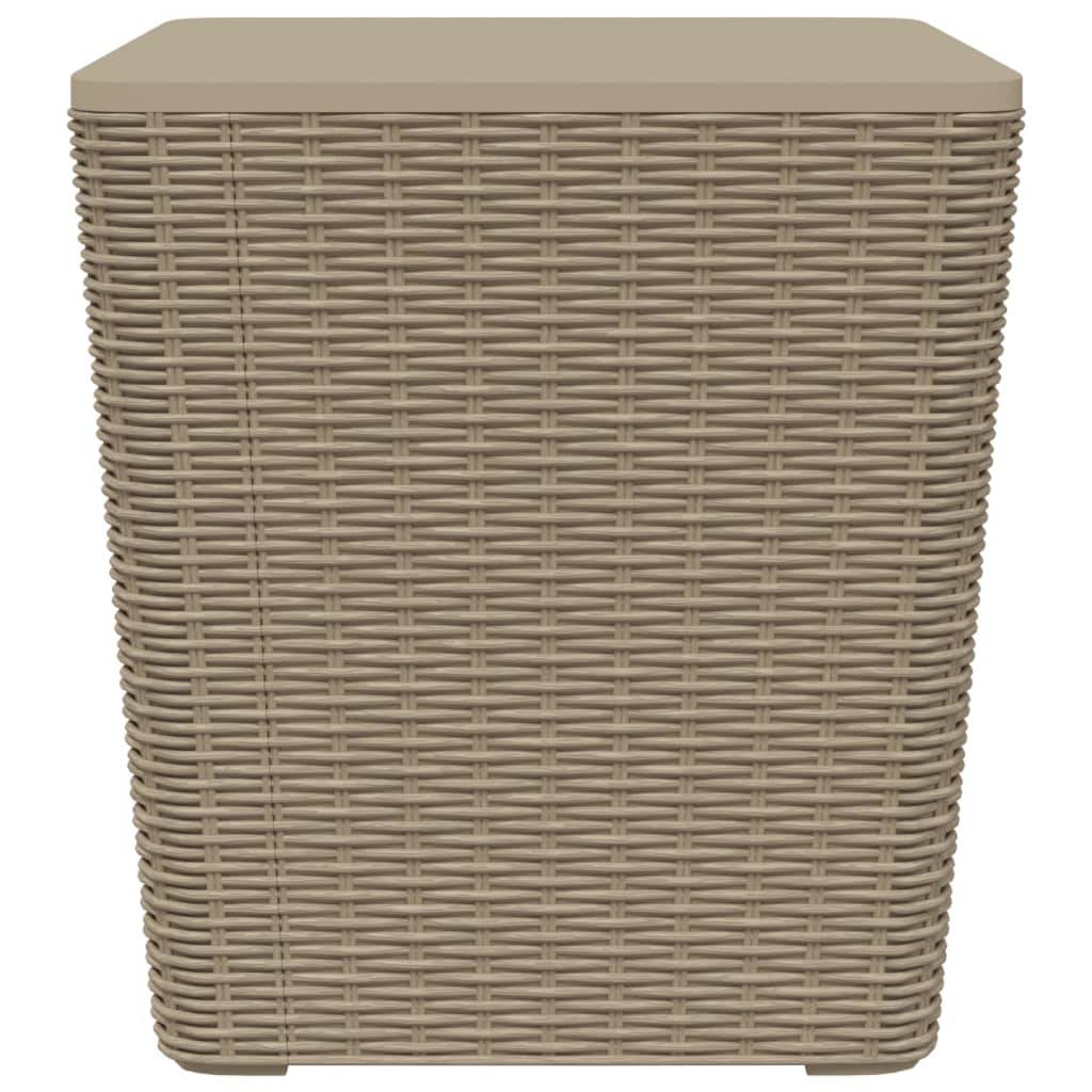 Table bois composite Prolenta Naturel 38,5 X 38,5 X 42 cm - P87209N - Image 2