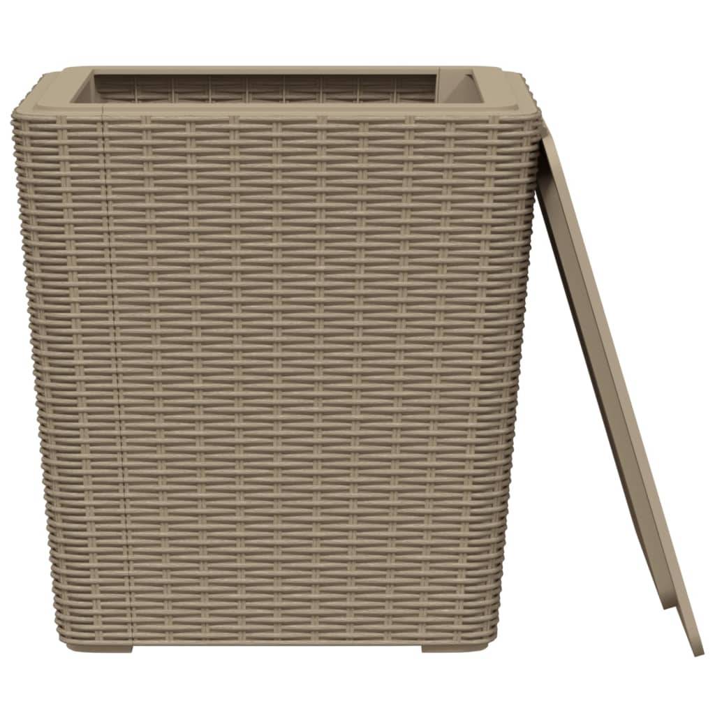 Table bois composite  Prolenta Naturel  38,5 X 38,5 X 42 cm  - P87209N - Image 4