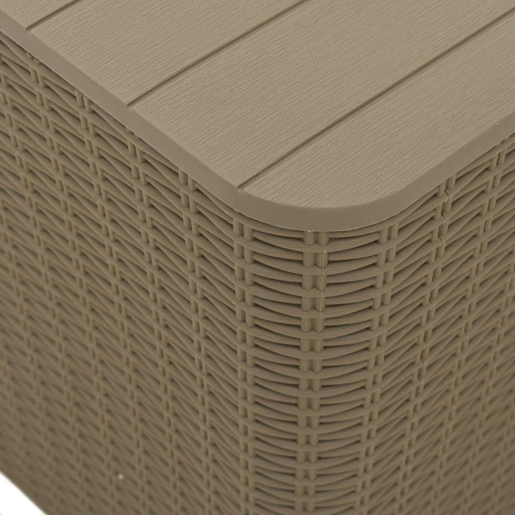 Table bois composite Prolenta Naturel 38,5 X 38,5 X 42 cm - P87209N - Image 7