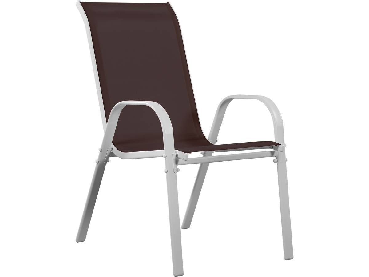 Fauteuil Jardin Textilène "cordoba" - Phoenix - Taupe - Lot De 4 -habitat Et Jardin - Imagen 2