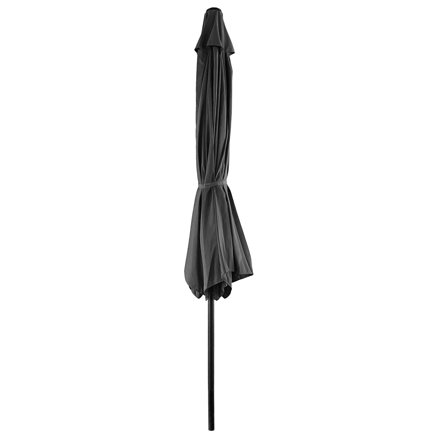 Happy Garden - Parasol droit HAPUNA rond 3,30m de diamètre gris - HAPPY GARDEN - Imagen 3