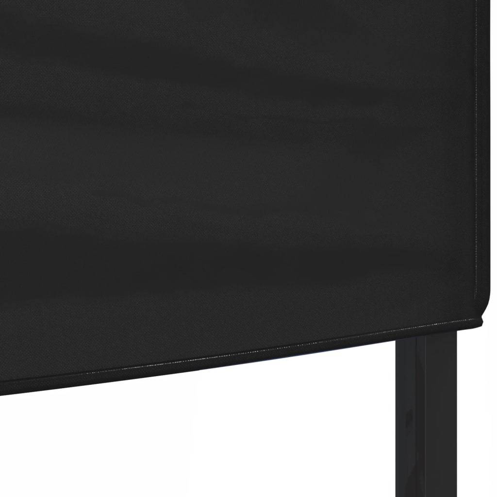 Tente de réception pliable - Tonnelle de jardin - Barnum Noir 3x3 m - MEUBLE PRO - Image 4