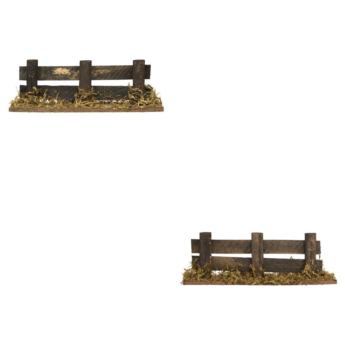 Atmosphera - Lot de 2 barrières de crèche de Noël - Atmosphera Créateur d'intérieur - Image 1