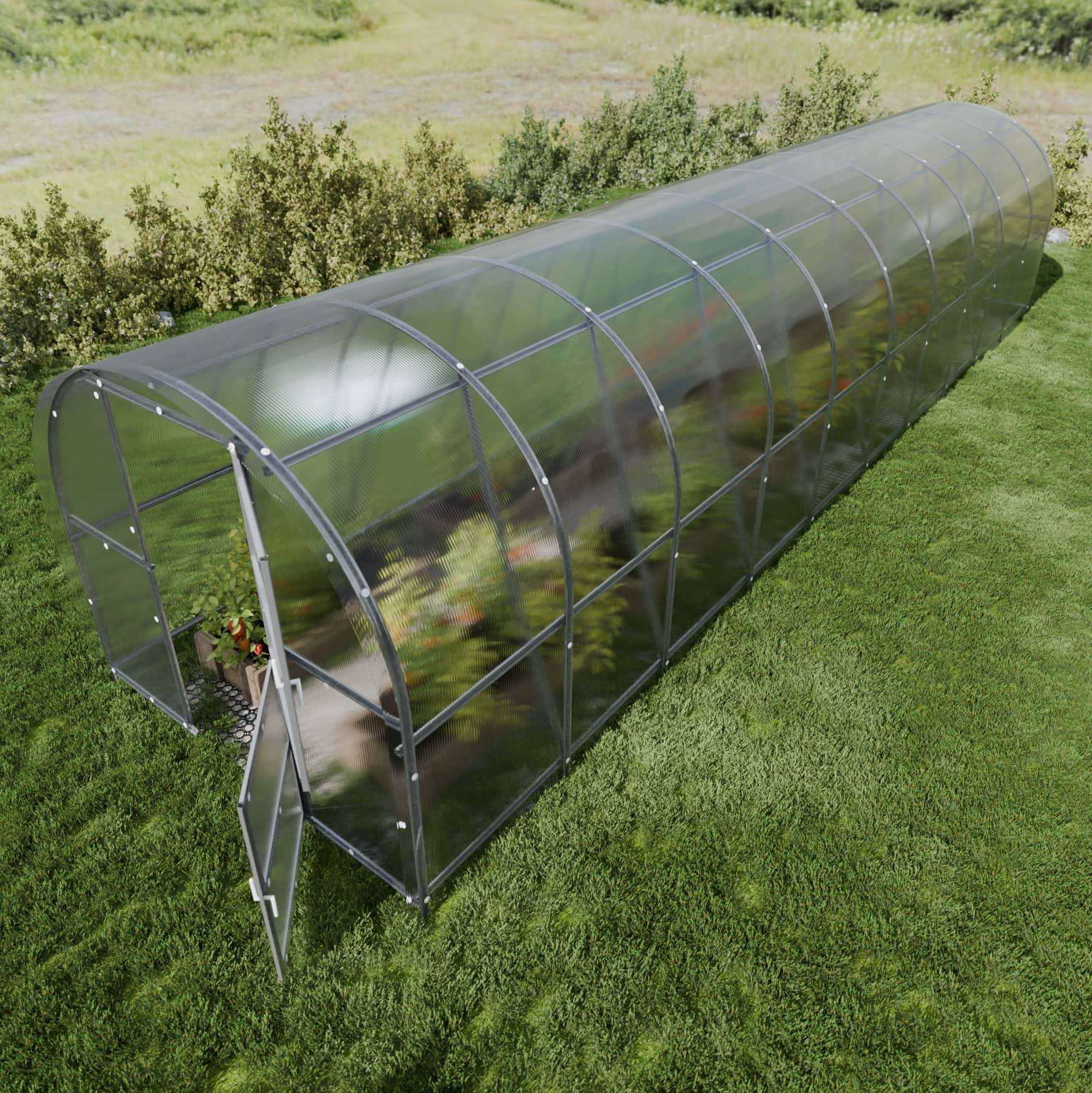 KLASIKA GREENHOUSES - Serre KLASIKA BALTIC LT 3 x 12 m (36 m²), 4 mm avec revêtement en polycarbonate - Image 2