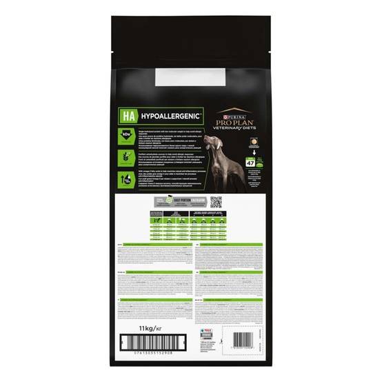 CROQUETTES CHIEN VETERINARY DIETS HA HYPOALLERGENIC DERMATOSIS - PROPLAN 11 kg - Image 2