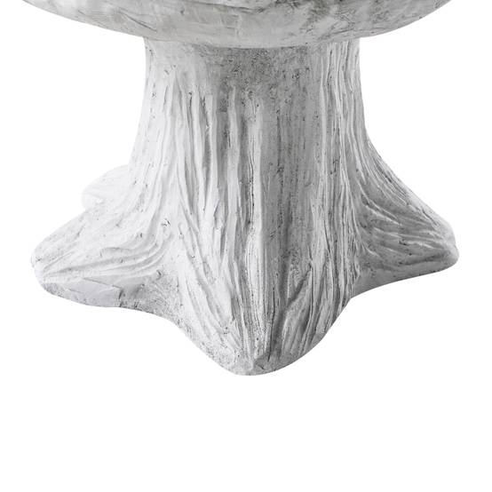 Beliani - Bassin à oiseaux Oxyde de magnésium Gris JEZZA - 37x37x40- Beliani - Image 7