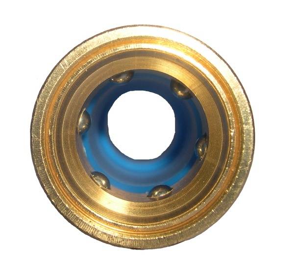 Boutte - Raccord rapide bleu automatique laiton 6 billes Ø19 Boutté - Image 2