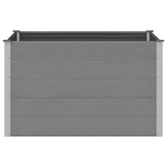 ComfortXL - Carré potager haut 150x100x91 cm composite WPC jardin moderne Gris – ComfortXL Outdoor Living - Image 4