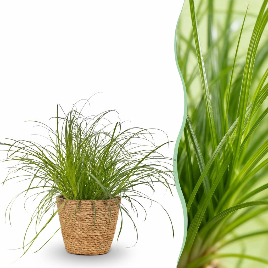 Cyperus alternifolius Zumula - Pet-friendly - Pot de 12cm - Hauteur 20cm - 1 plante - Panier - Plantes d'intérieur