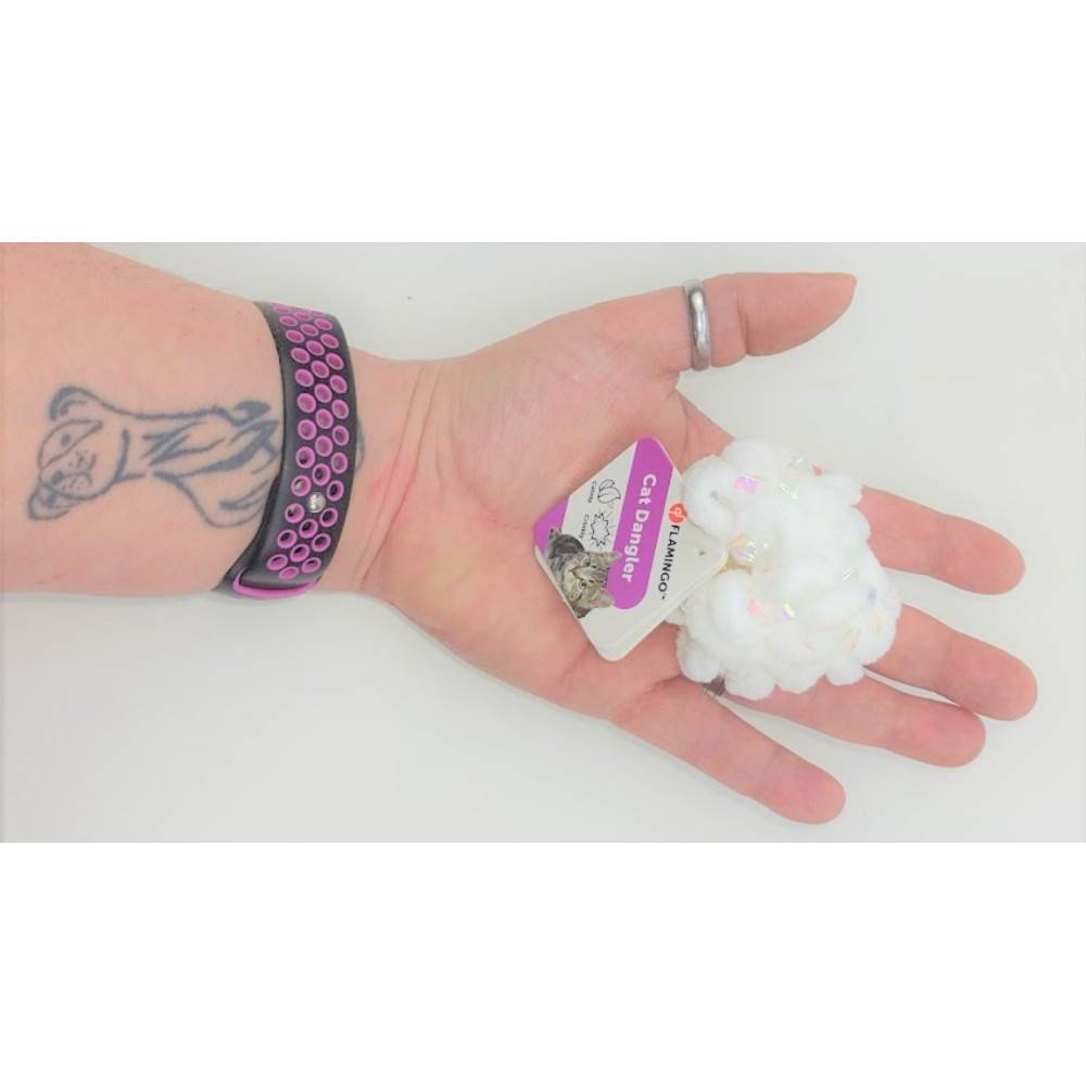 1 Balle NEVA blanche  ø 5.5 cm. jouet pour les chats - Imagen 3