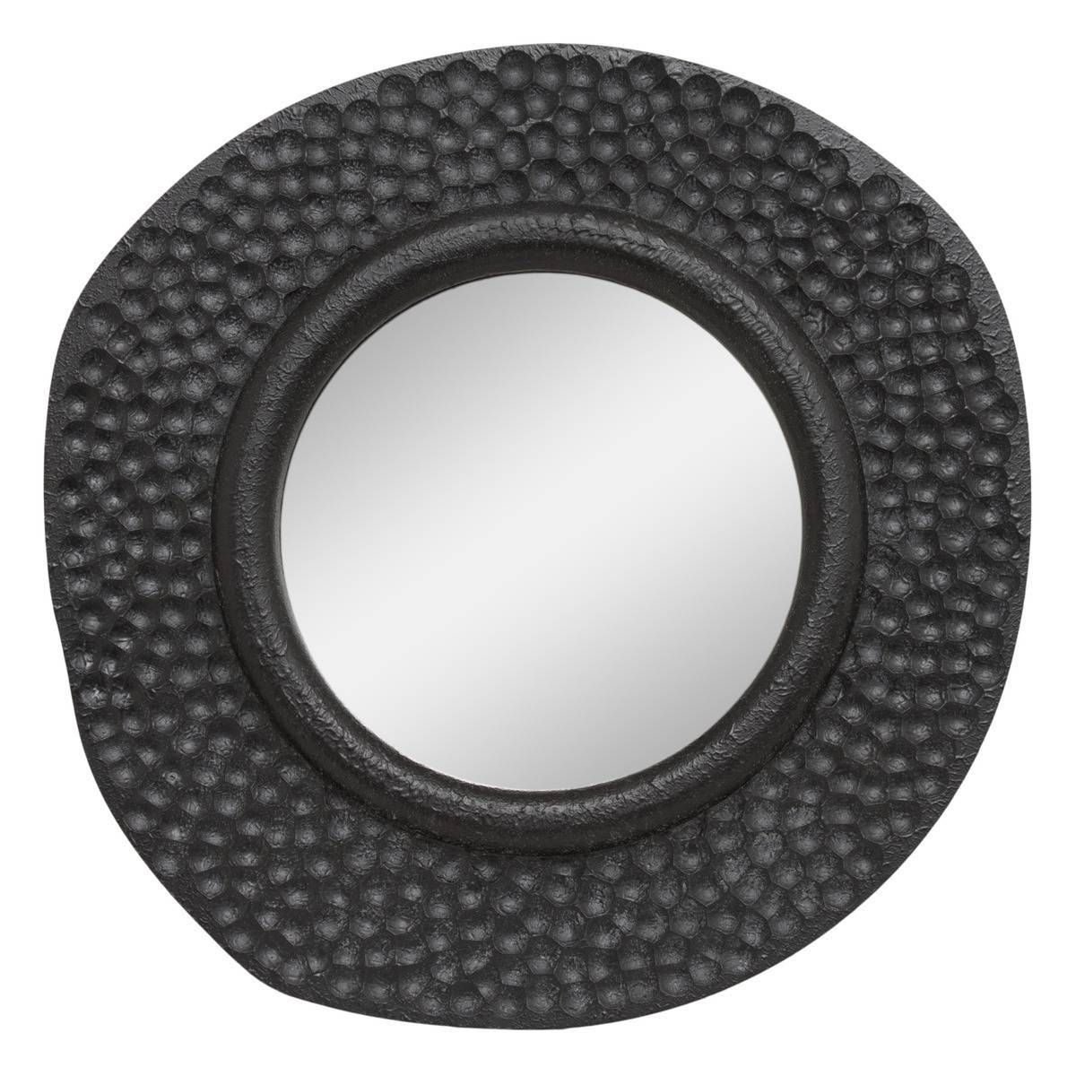 Atmosphera - Miroir Nyer rond 60x60cm noir - Atmosphera Créateur d'intérieur - Image 2