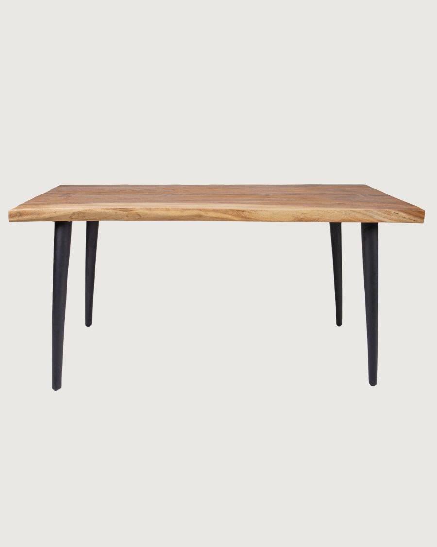 Kanpur - Table repas en suar massif L160 cm 6 pers. - UNIQKA - Imagen 1