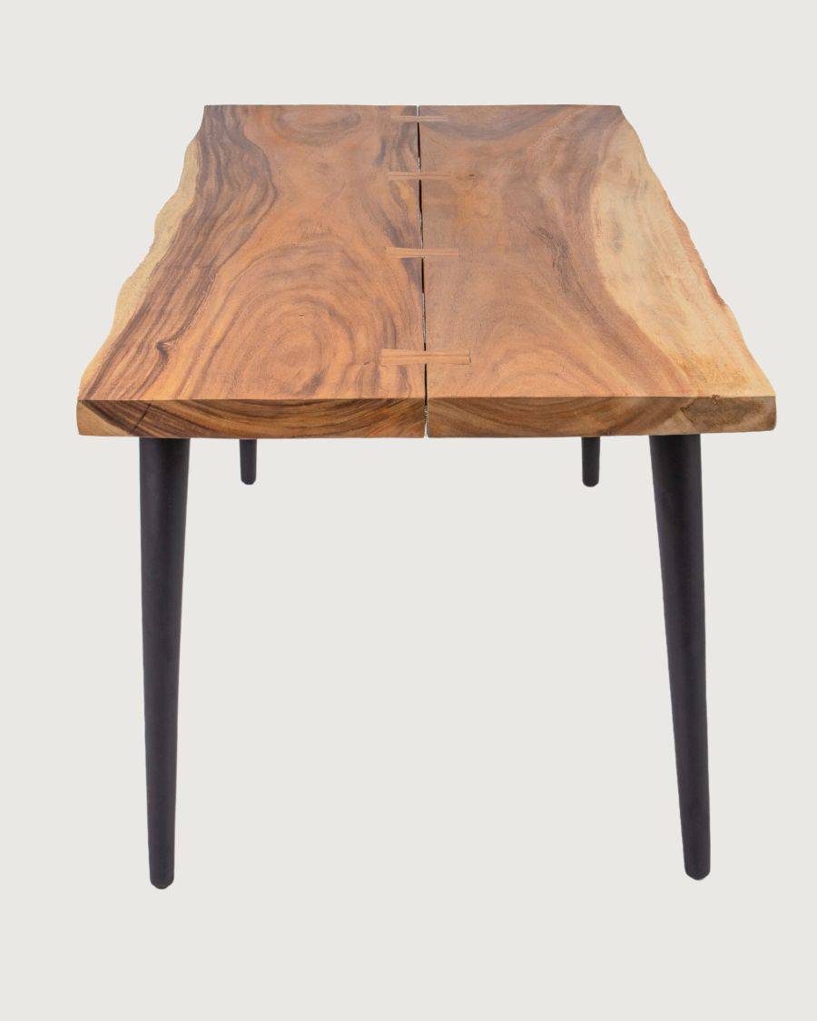 Kanpur - Table repas en suar massif L160 cm 6 pers. - UNIQKA - Imagen 4