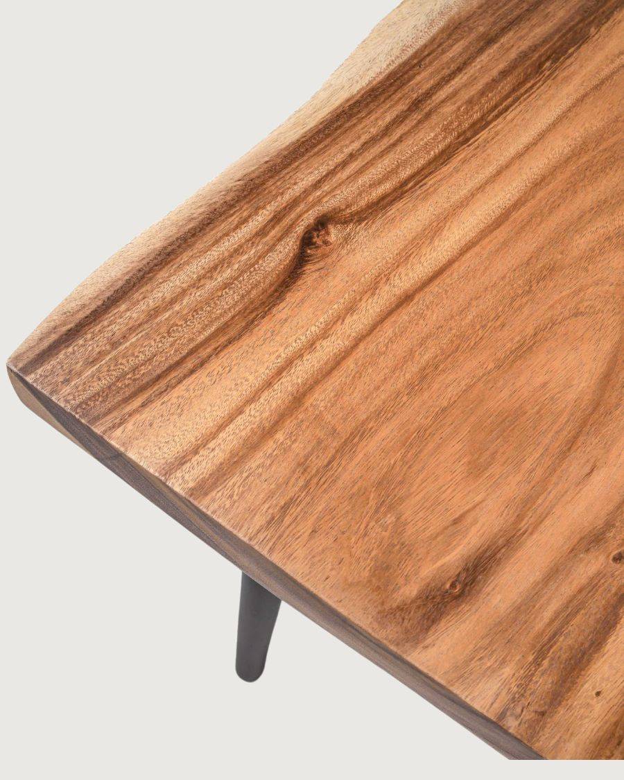 Kanpur - Table repas en suar massif L160 cm 6 pers. - UNIQKA - Imagen 6