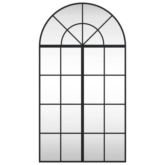 Maison Chic - Miroir mural noir 60x110 cm arche fer Maison Chic - Image 3