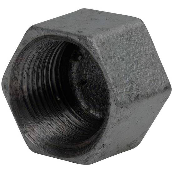 Bouchon Femelle en Fonte Malléable à Cœur Noir - 3/8'' - Image 1
