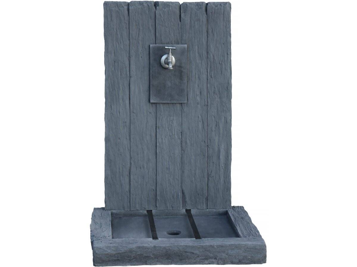 Habitat Et Jardin - Fontaine "ardoise" - En Pierre Reconstituée - 59 X 44 X 87 Cm - Gris -habitat Et Jardin - Imagen 1